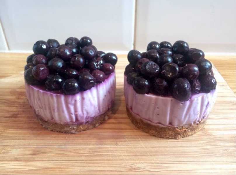 Protein Blueberry Cheesecake